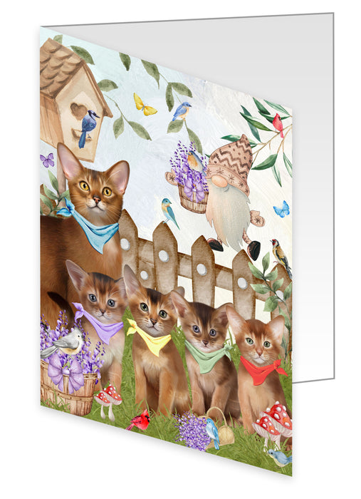 Abyssinian Greeting Cards & Note Cards: Explore a Variety of Designs, Custom, Personalized, Halloween Invitation Card with Envelopes, Gifts for Cat Lovers