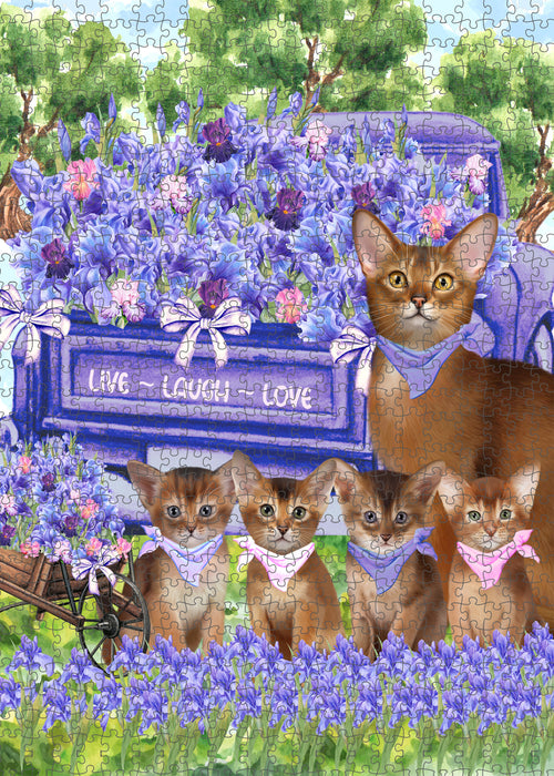 Abyssinian Jigsaw Puzzle for Adult, Explore a Variety of Designs, Interlocking Puzzles Games, Custom and Personalized, Gift for Cat and Pet Lovers