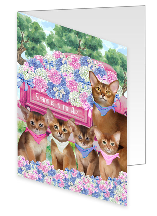 Abyssinian Greeting Cards & Note Cards with Envelopes: Explore a Variety of Designs, Custom, Invitation Card Multi Pack, Personalized, Gift for Pet and Cat Lovers