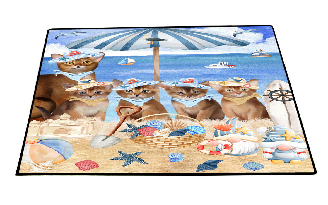 Abyssinian Floor Mats: Explore a Variety of Designs, Personalized, Custom, Halloween Anti-Slip Doormat for Indoor and Outdoor, Cat Gift for Pet Lovers
