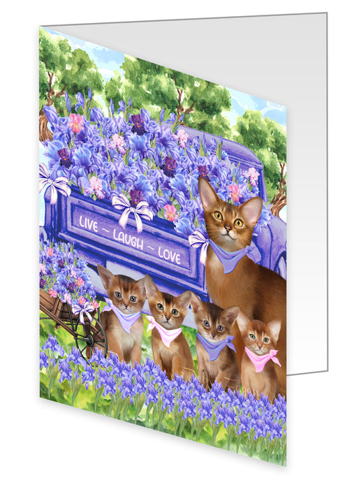 Abyssinian Greeting Cards & Note Cards, Invitation Card with Envelopes Multi Pack, Explore a Variety of Designs, Personalized, Custom, Cat Lover's Gifts
