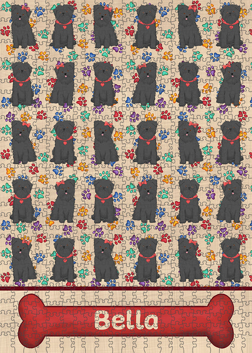 Rainbow Paw Print Affenpinscher Dogs Puzzle  PUZL97452