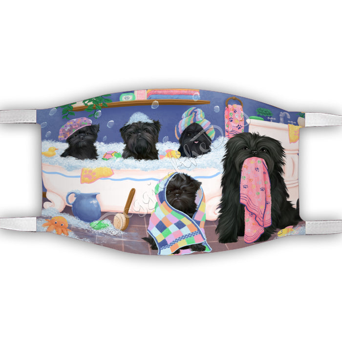 Rub A Dub Dogs In A Tub  Affenpinscher Dogs Face Mask FM49460