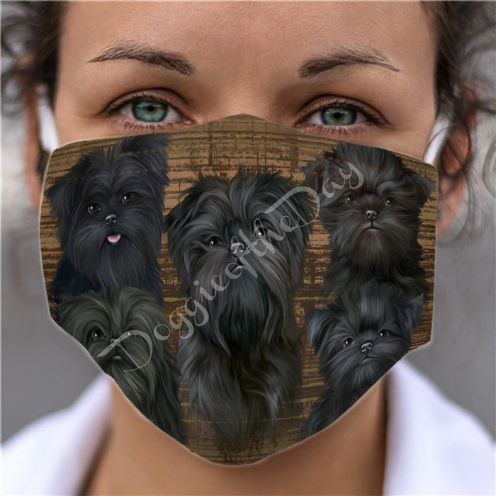 Rustic Affenpinscher Dogs Face Mask FM50010
