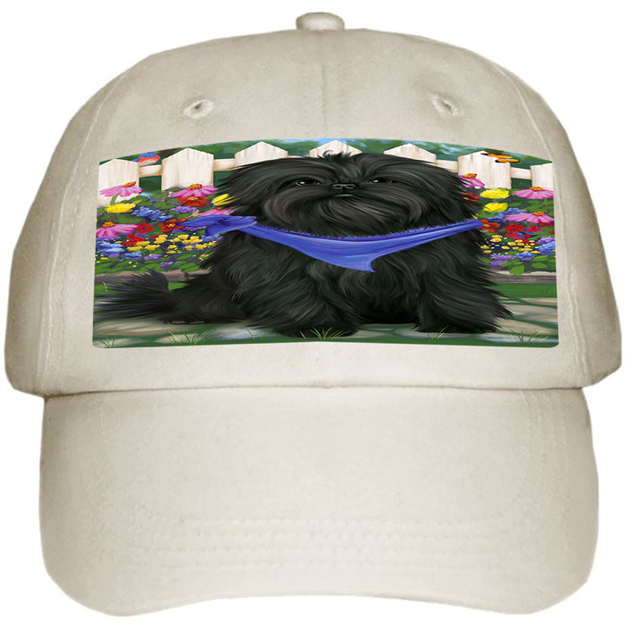Spring Floral Affenpinscher Dog Ball Hat Cap HAT52974