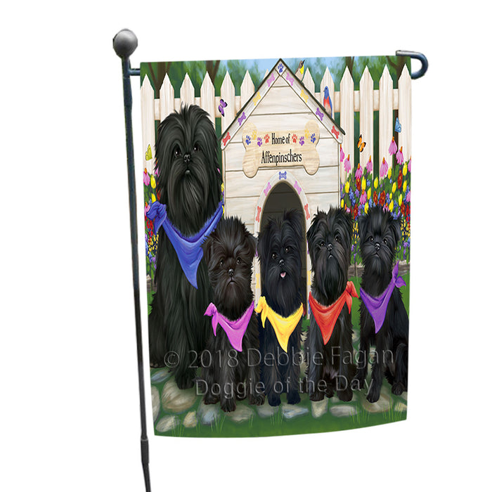Spring Dog House Affenpinschers Dog Garden Flag GFLG49577