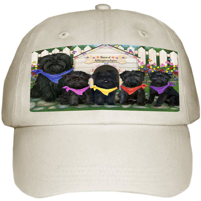 Spring Floral Affenpinschers Dog Ball Hat Cap HAT52977