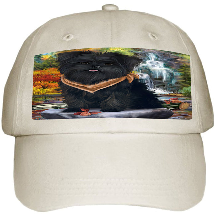 Scenic Waterfall Affenpinscher Dog Ball Hat Cap HAT52674