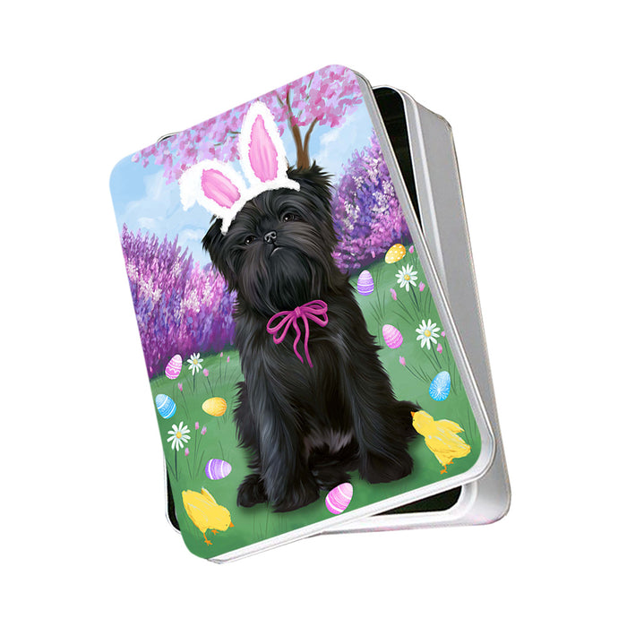 Affenpinscher Dog Easter Holiday Photo Storage Tin PITN49024