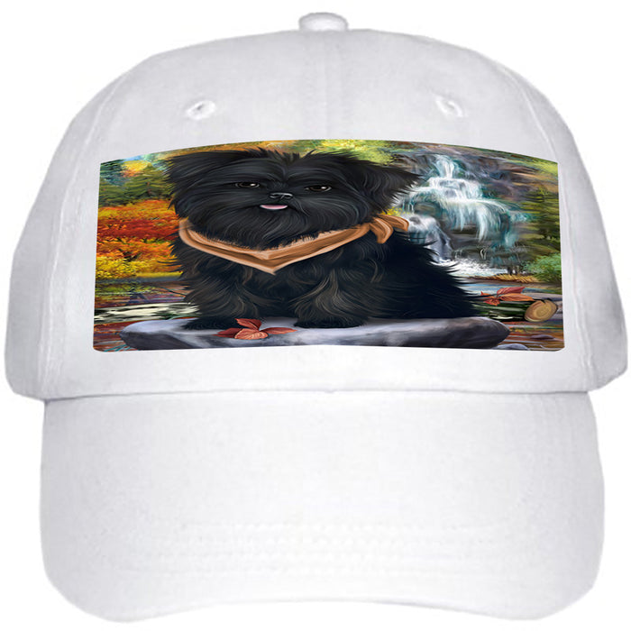 Scenic Waterfall Affenpinscher Dog Ball Hat Cap HAT52674