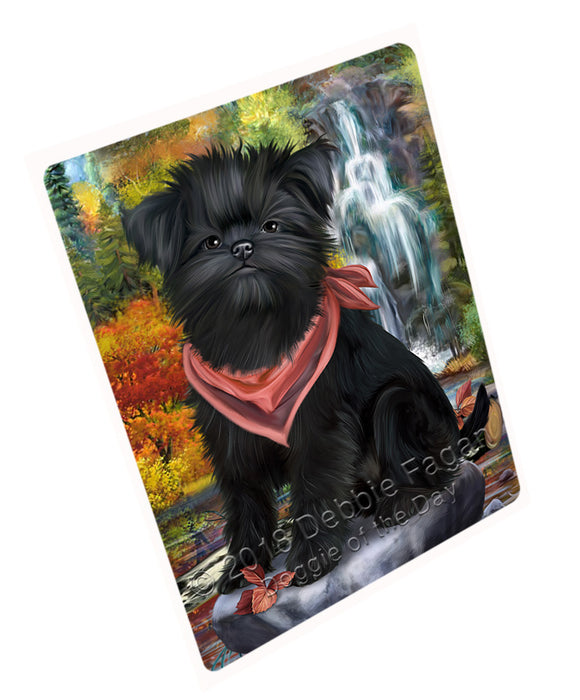 Scenic Waterfall Affenpinscher Dog Magnet Mini (3.5" x 2") MAG52812