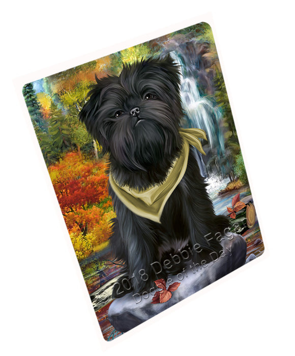 Scenic Waterfall Affenpinscher Dog Magnet Mini (3.5" x 2") MAG52815