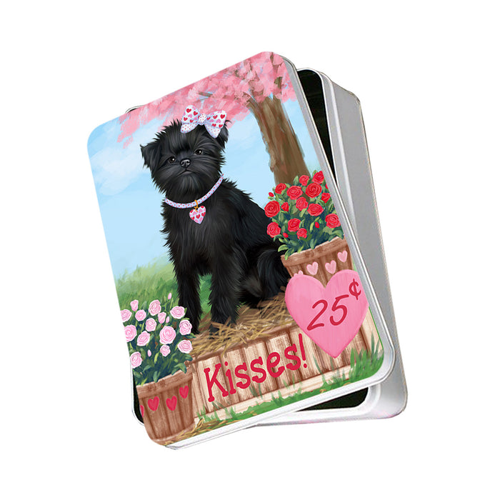 Rosie 25 Cent Kisses Affenpinscher Dog Photo Storage Tin PITN55691