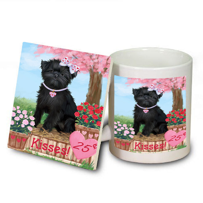 Rosie 25 Cent Kisses Affenpinscher Dog Mug and Coaster Set MUC55740