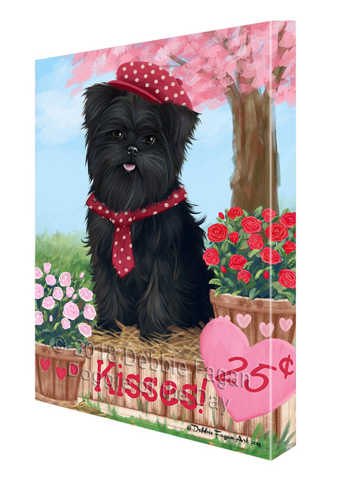 Rosie 25 Cent Kisses Affenpinscher Dog Canvas Print Wall Art Décor CVS123965