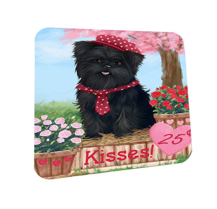 Rosie 25 Cent Kisses Affenpinscher Dog Coasters Set of 4 CST55707