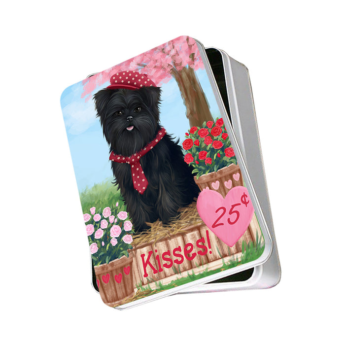 Rosie 25 Cent Kisses Affenpinscher Dog Photo Storage Tin PITN55692