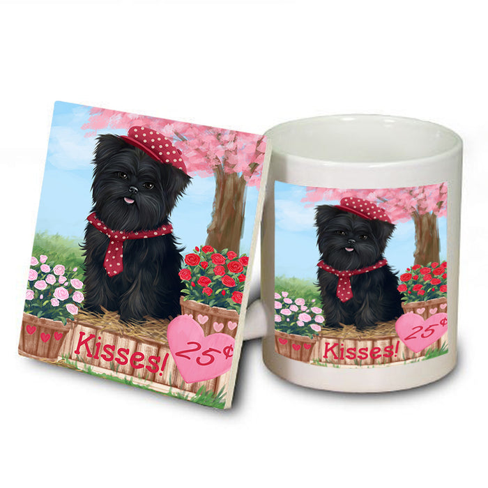 Rosie 25 Cent Kisses Affenpinscher Dog Mug and Coaster Set MUC55741