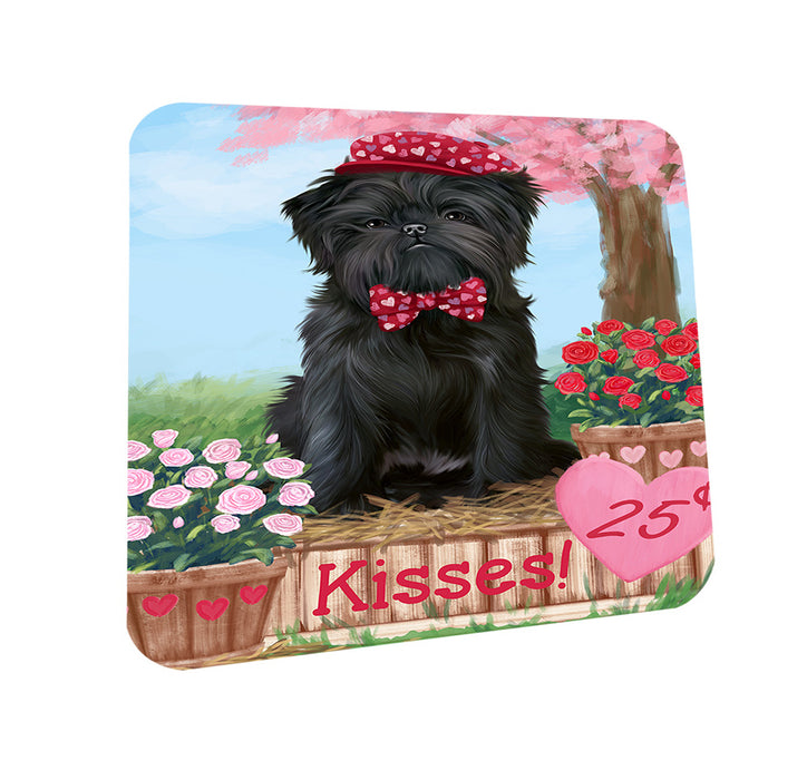 Rosie 25 Cent Kisses Affenpinscher Dog Coasters Set of 4 CST55708
