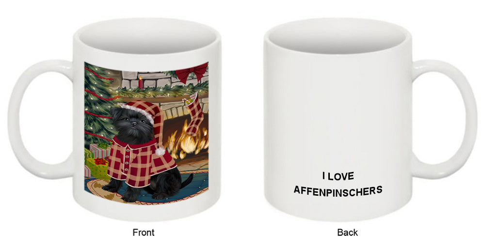 The Stocking was Hung Affenpinscher Dog Coffee Mug MUG50540