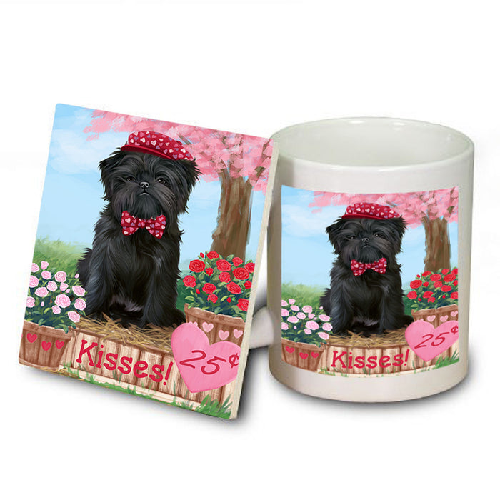 Rosie 25 Cent Kisses Affenpinscher Dog Mug and Coaster Set MUC55742