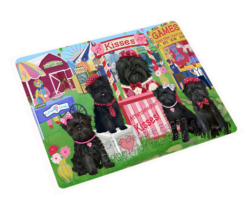 Carnival Kissing Booth Affenpinschers Dog Magnet MAG72441 (Small 5.5" x 4.25")