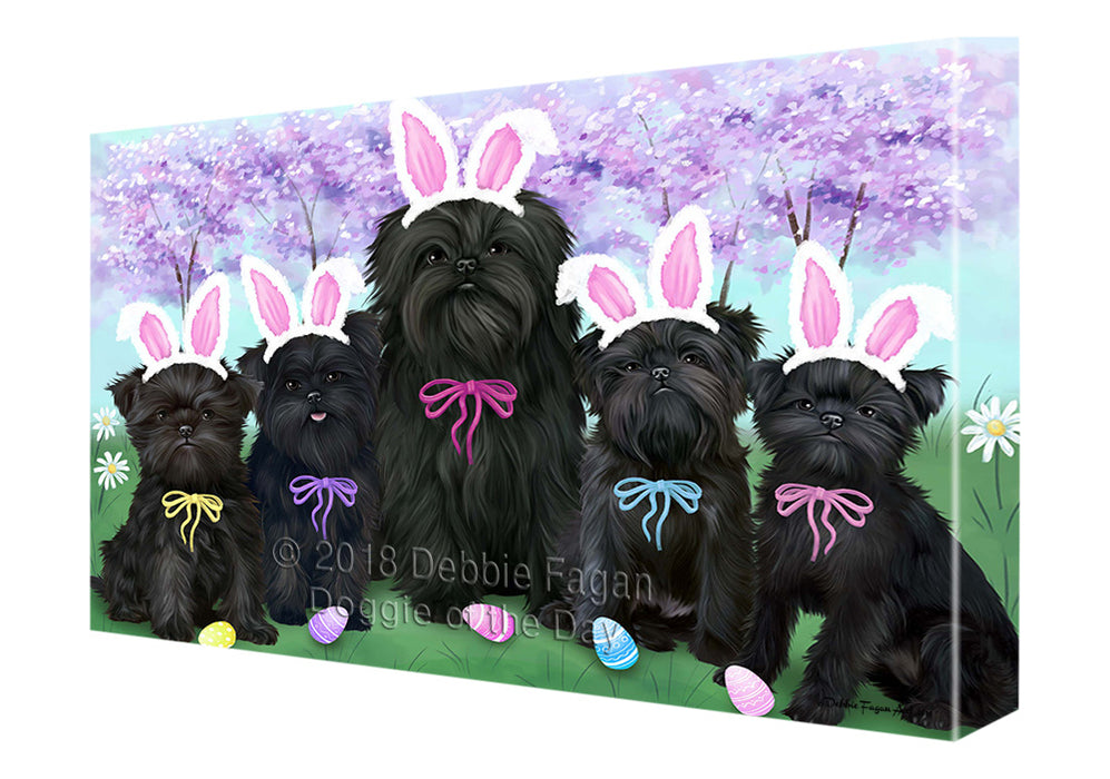 Affenpinschers Dog Easter Holiday Canvas Wall Art CVS57711