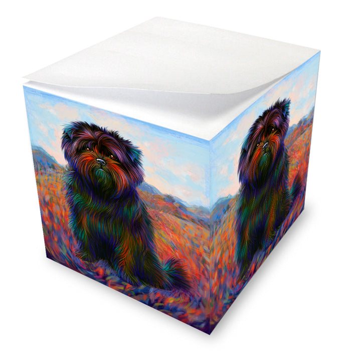 Mystic Blaze Affenpinscher Dog Note Cube NOC55213