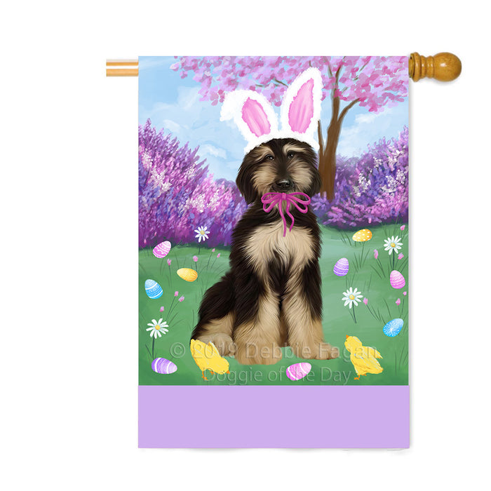 Personalized Easter Holiday Afghan Hound Dog Custom House Flag FLG-DOTD-A58755