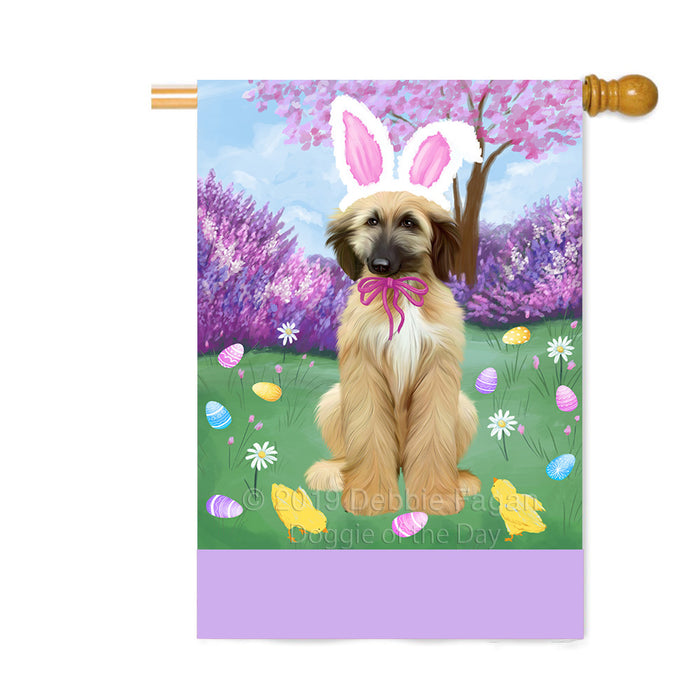 Personalized Easter Holiday Afghan Hound Dog Custom House Flag FLG-DOTD-A58753