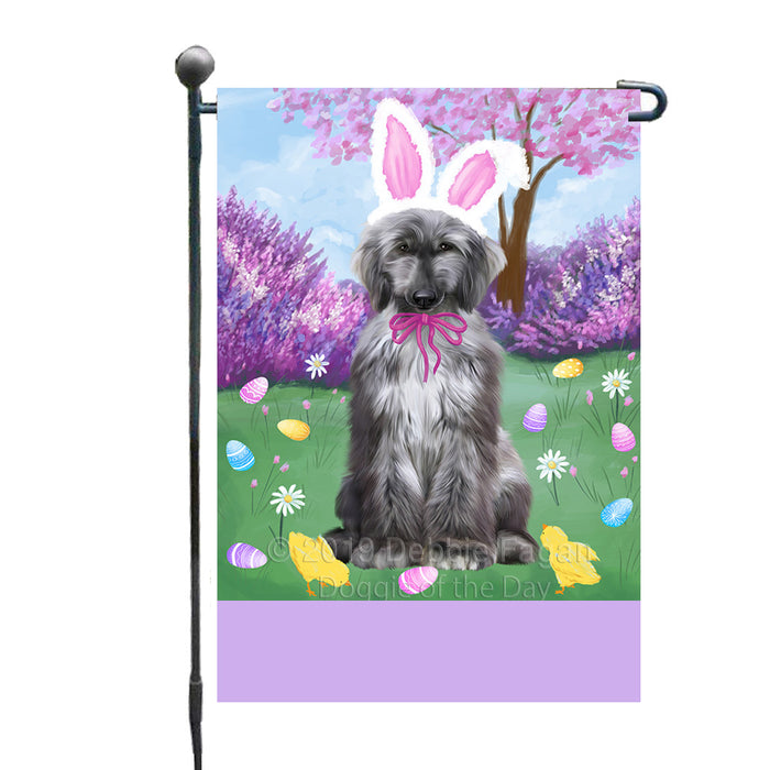 Personalized Easter Holiday Afghan Hound Dog Custom Garden Flags GFLG-DOTD-A58698