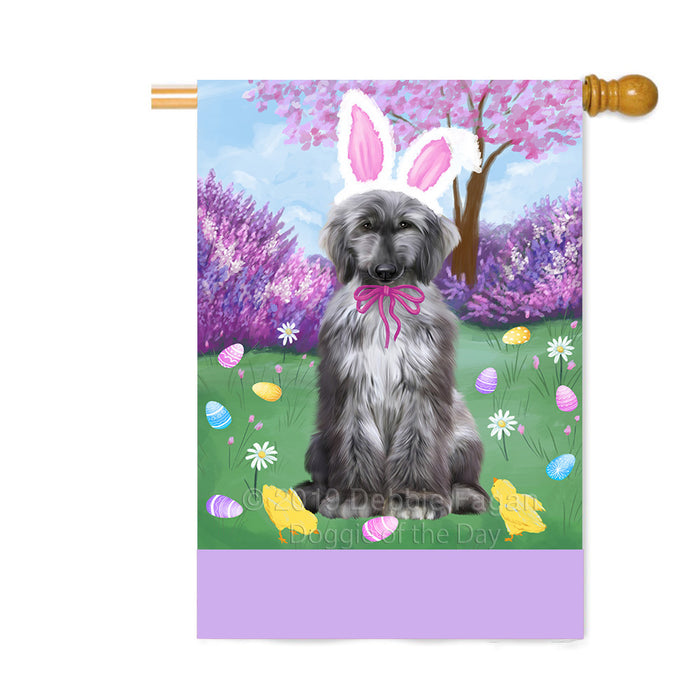 Personalized Easter Holiday Afghan Hound Dog Custom House Flag FLG-DOTD-A58754