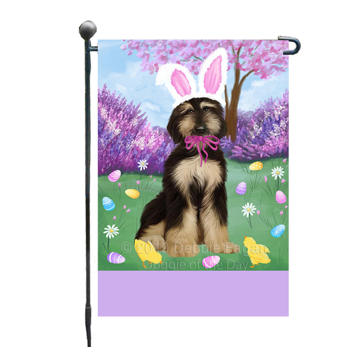 Personalized Easter Holiday Afghan Hound Dog Custom Garden Flags GFLG-DOTD-A58699
