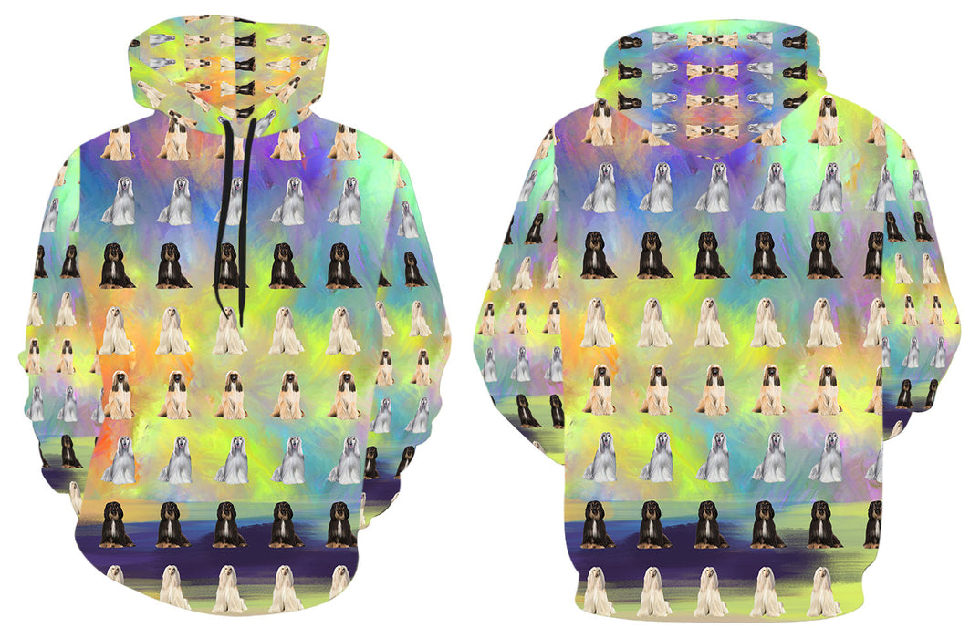 Paradise Wave Afghan Hound Dogs All Over Print Kid's Hoodie