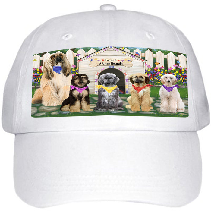 Spring Dog House Afghan Hounds Dog Ball Hat Cap HAT60321