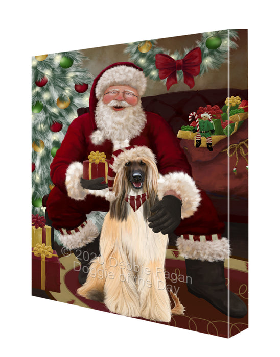 Santa I've Been Good Afghan Hound Dog Canvas Print Wall Art Décor CVS148247