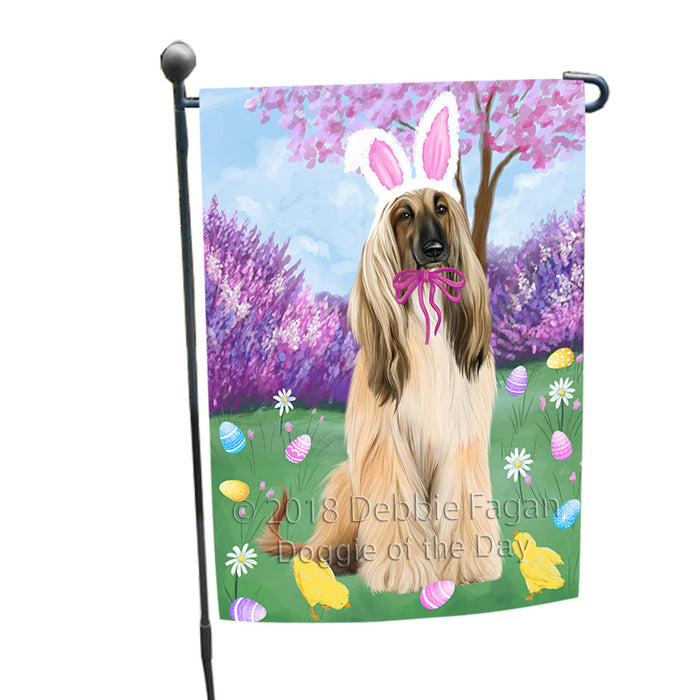 Easter Holiday Afghan Hound Dog Garden Flag GFLG57512