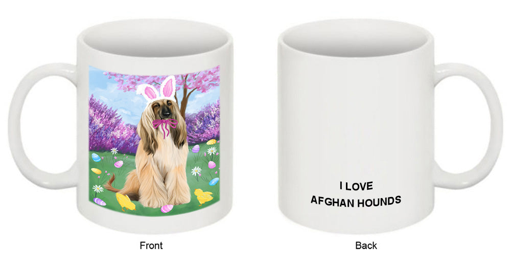 Easter Holiday Afghan Hound Dog Coffee Mug MUG52252