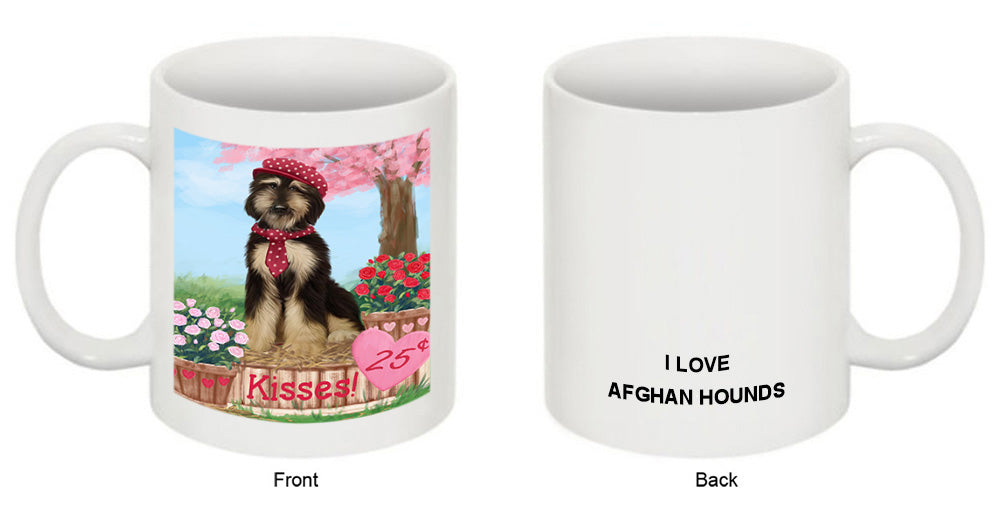 Rosie 25 Cent Kisses Afghan Hound Dog Coffee Mug MUG51150
