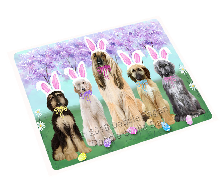 Easter Holiday Afghan Hounds Dog Cutting Board C75792