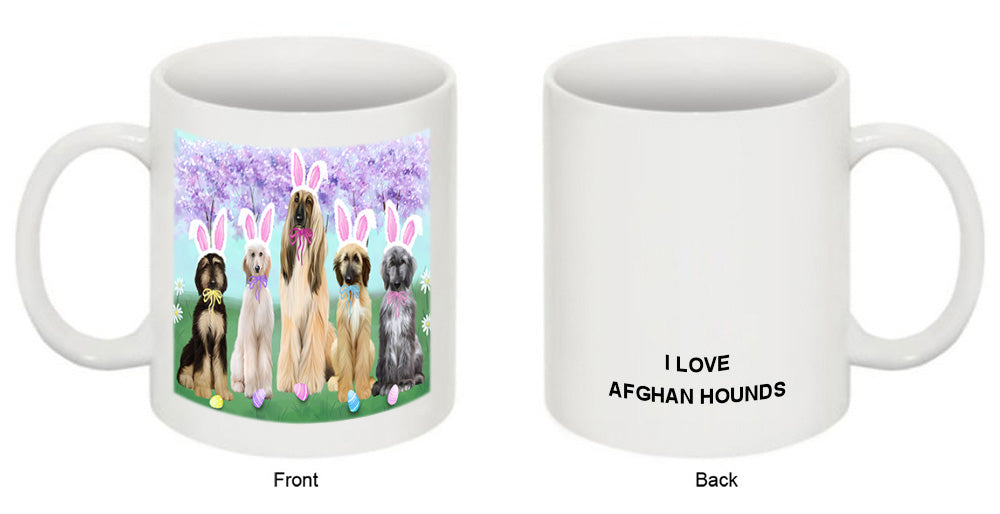 Easter Holiday Afghan Hounds Dog Coffee Mug MUG52253