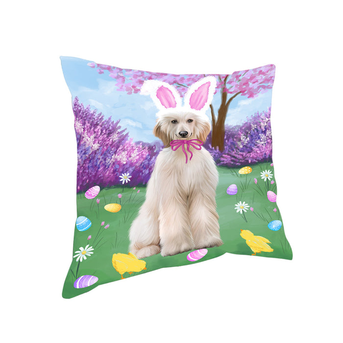 Easter Holiday Afghan Hound Dog Pillow PIL81836