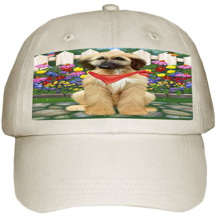 Spring Floral Afghan Hound Dog Ball Hat Cap HAT60393