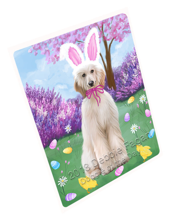 Easter Holiday Afghan Hound Dog Large Refrigerator / Dishwasher Magnet RMAG103584
