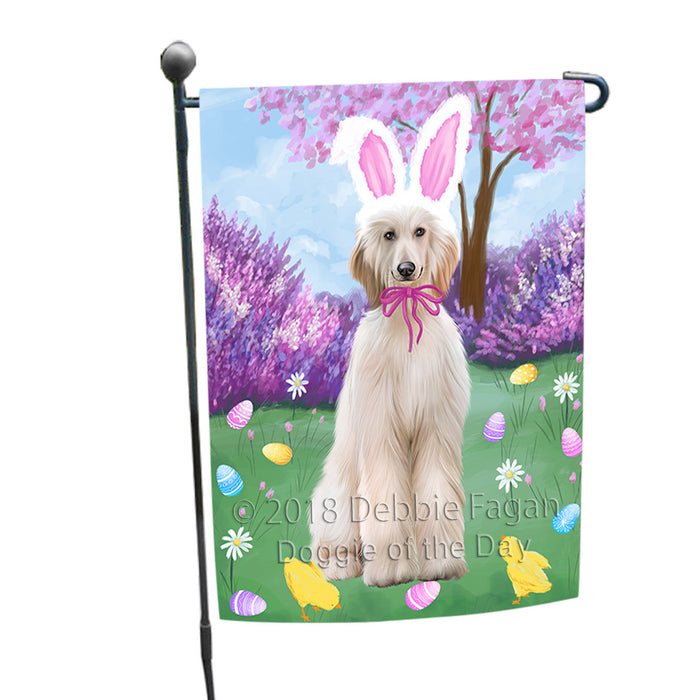 Easter Holiday Afghan Hound Dog Garden Flag GFLG57514