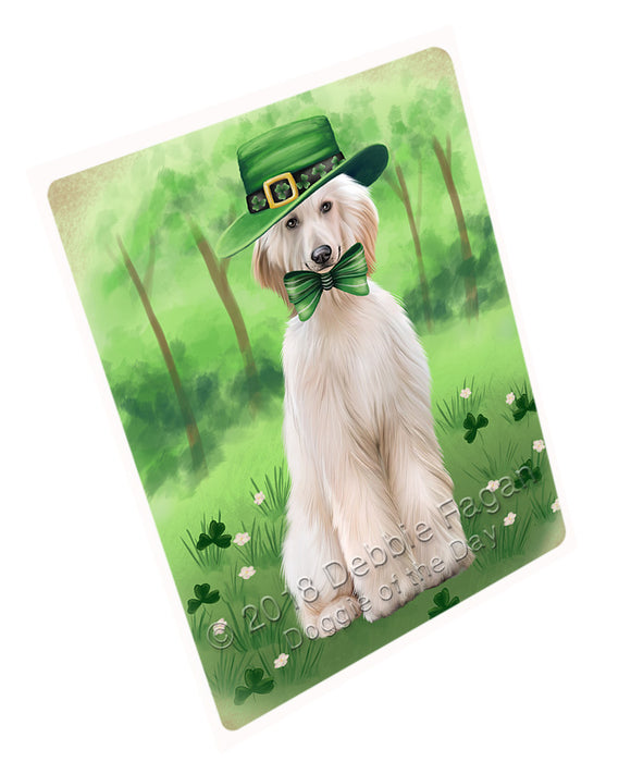 St. Patricks Day Irish Portrait Afghan Hound Dog Small Magnet MAG76085