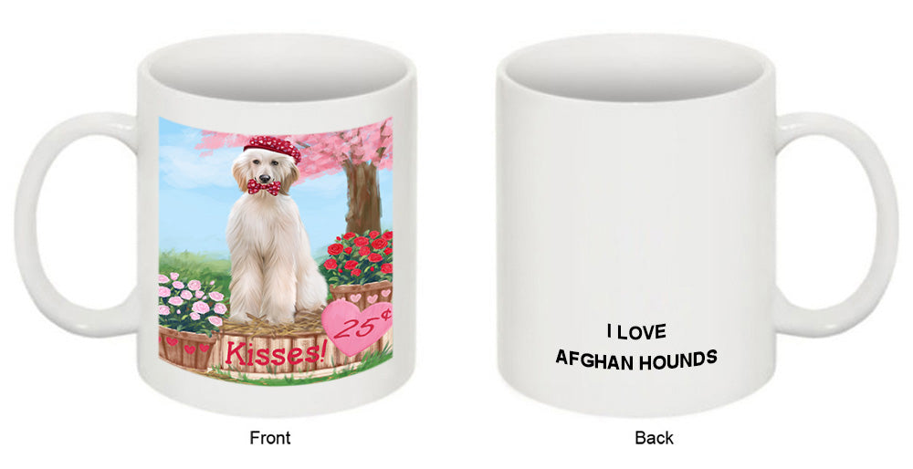 Rosie 25 Cent Kisses Afghan Hound Dog Coffee Mug MUG51151