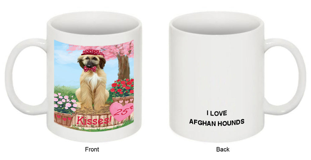 Rosie 25 Cent Kisses Afghan Hound Dog Coffee Mug MUG51152