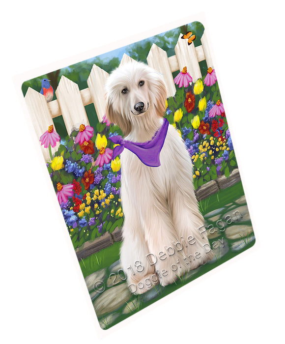 Spring Floral Afghan Hound Dog Blanket BLNKT86277