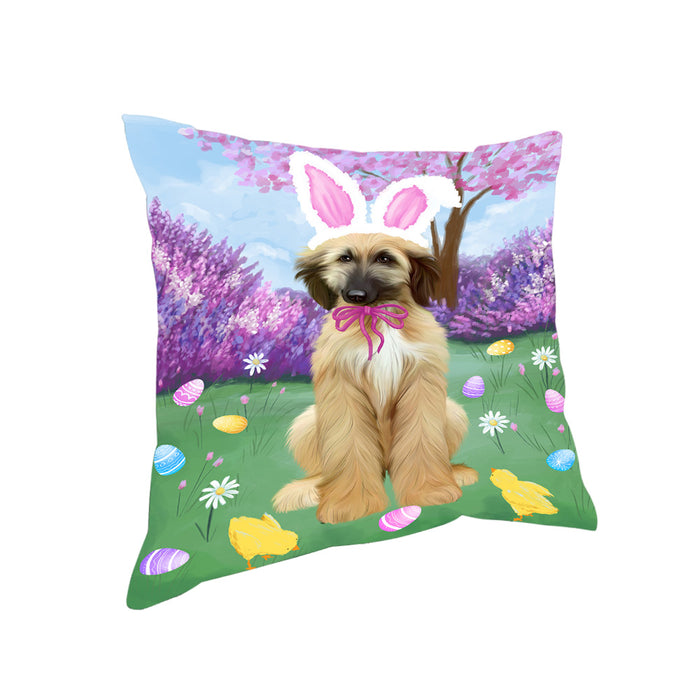 Easter Holiday Afghan Hound Dog Pillow PIL81840